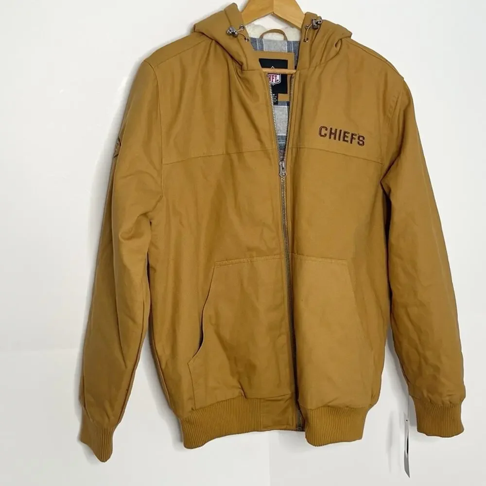 Mens NFL Apparel Kansas City Chiefs Jacket Size Medium